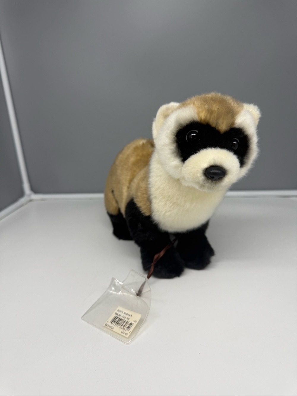 Vtg. Webkinz Signature Realistic Black Footed Ferret Very Rare- No Code Retired